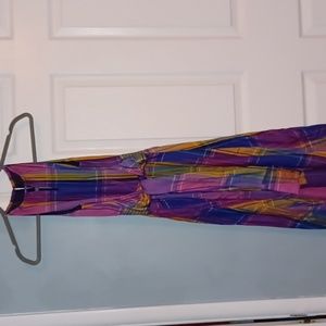 NWT! Ann Taylor Madras Midi dress